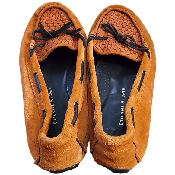 Etienne Aigner loafers Suede Tan size‎ 11M (B1609L3600) - Picture 4 of 12